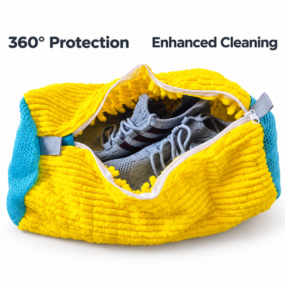 SnapFlex™ Machine Wash Shoe Bags x2 + FREE Brush