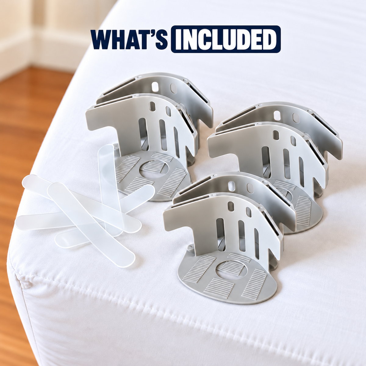 SnapFlex™ Wrinkle-Free Sheet Fastener (4 Pieces)